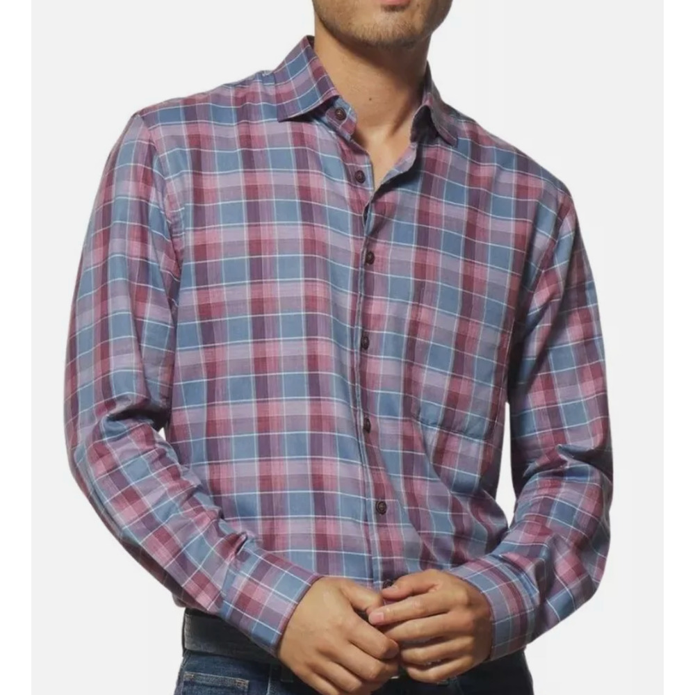 JOHNNIE-O BANDANA ANDES TOP SHELF LONG SLEEVE PLAID BUTTON UP SHIRT JMWL8320 M